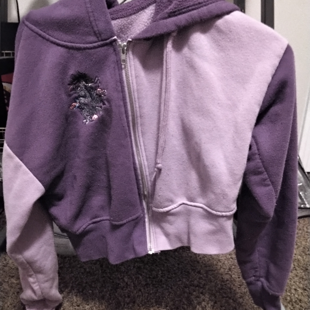 Crop top hoddie